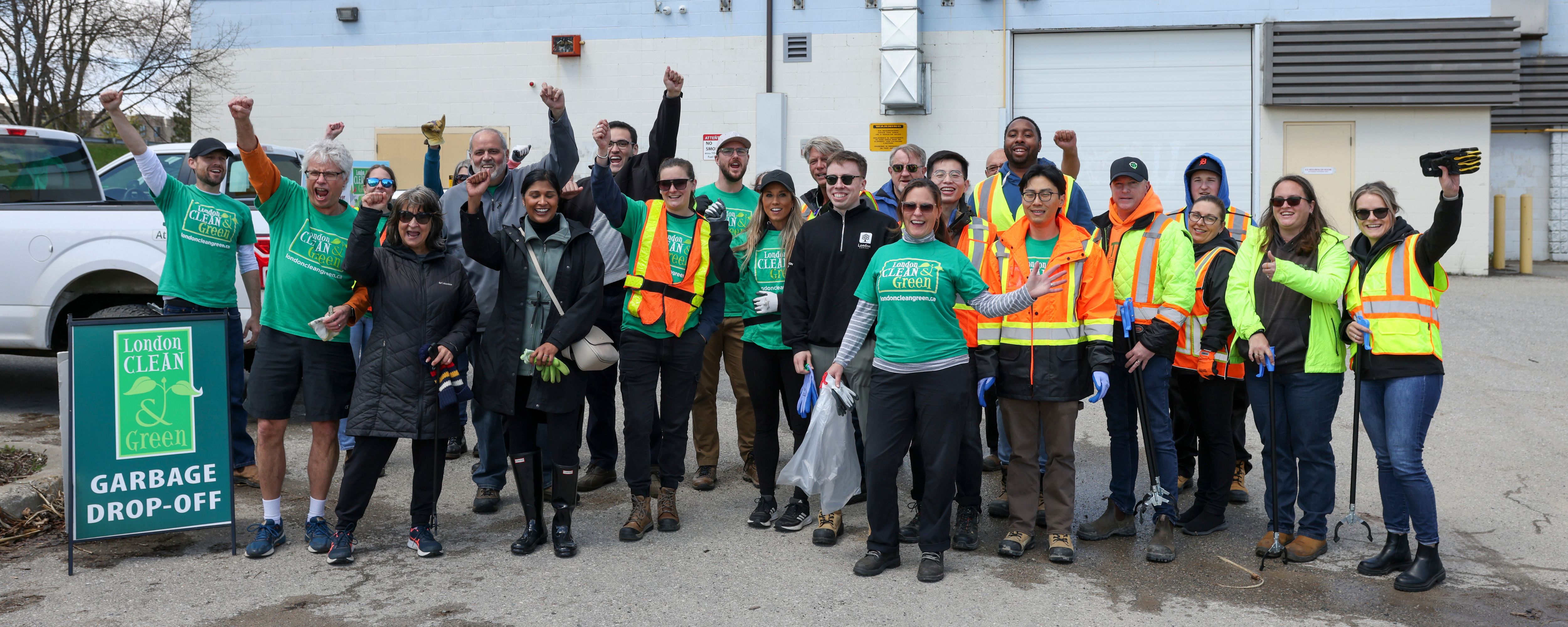 Clean and Green team photo.