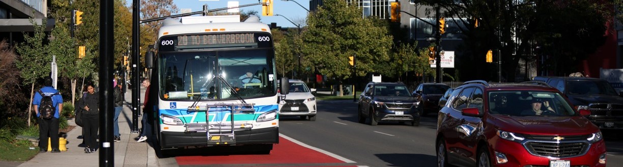 Bus in Downtown London